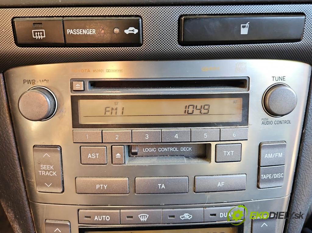 Toyota Avensis II T25 2003-2008 1.8 vvti 129 HP manual 95 kW 1794 cm3 5- Radio originál 86120-05080