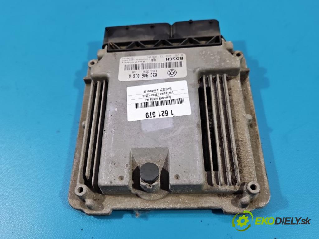 Vw Touran I 2003-2015 1.9 tdi 101 HP manual 74 kW 1896 cm3 5- riadiaca jednotka motora 0281010731