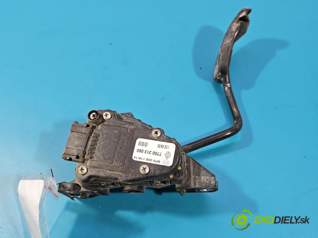 Renault Trafic II 2001-2014 1.9 dci 101 HP manual 74 kW 1870 cm3 5- pedal plyn potenciometr: 6PV008119-14