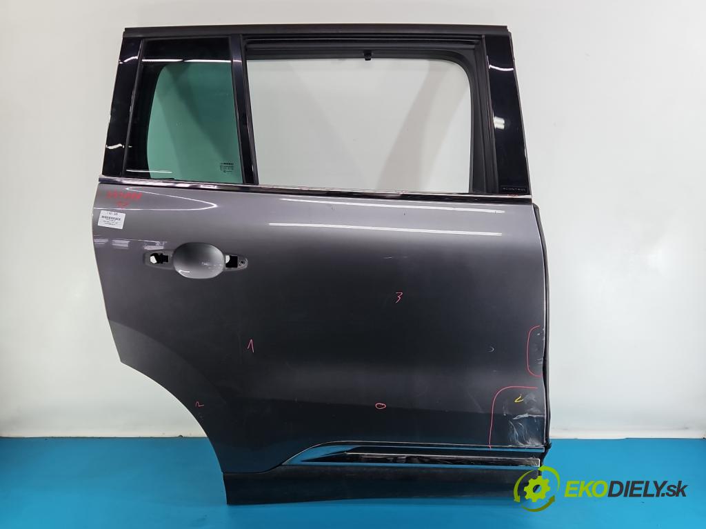 Renault Espace V 2014-2023 1.6 dci 160 HP automatic 118 kW 1598 cm3 5- dvere zadné pravé  (Kľučka dverí ostatné)