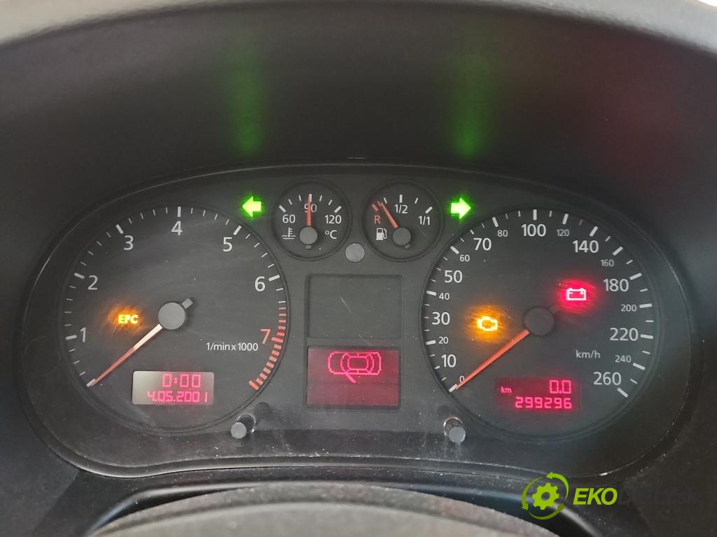 Audi A3 8L 1996-2003 1.6 8V 102 HP manual 75 kW 1595 cm3 5- prístrojovka/ budíky 8L0920900F (Prístrojová doska)