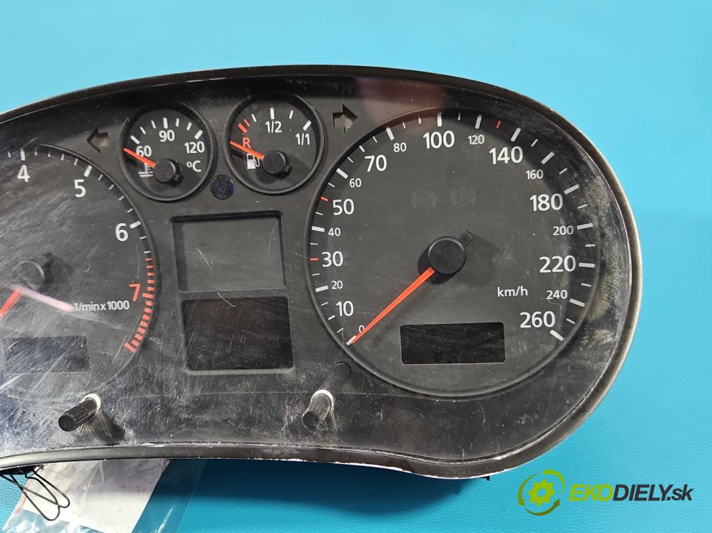 Audi A3 8L 1996-2003 1.6 8V 102 hp manual 75 kW 1595 cm3 5- Přístrojová deska 8L0920900F (Přístrojová deska)