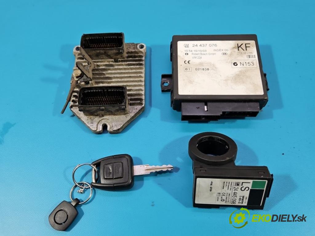 Opel Zafira A 1999-2005 1.8 16V 125 HP manual 92 kW 1796 cm3 5- riadiaca jednotka motora 55351752