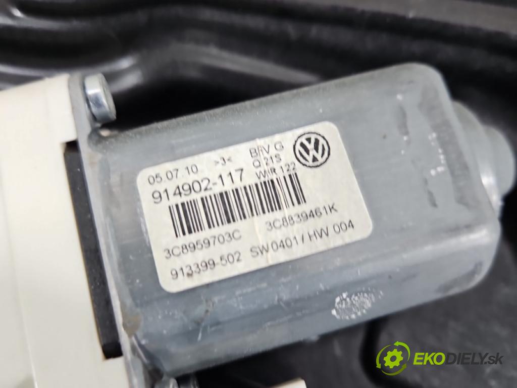 Vw Passat CC 2008-2016 2.0 TSI 200 hp automatic 147 kW 1984 cm3 4- mechanismus stahování zadní levý 3C8959703C