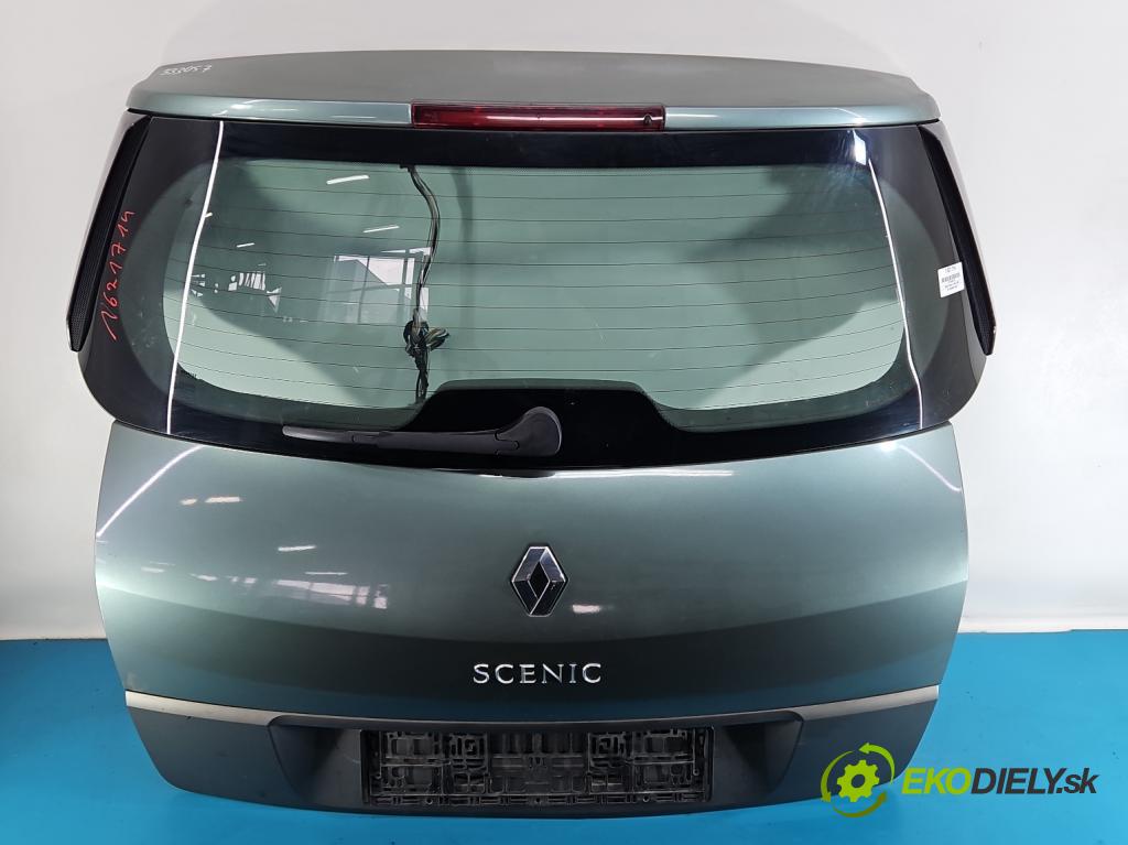 Renault Scenic II 2003-2009 2.0 16V 135 HP manual 99 kW 1998 cm3 5- zadna kufor  (Kapota zadná (kufor))
