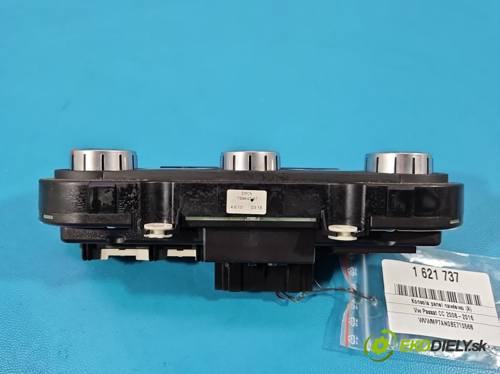 Vw Passat CC 2008-2016 2.0 TSI 200 hp automatic 147 kW 1984 cm3 4- palubní deska panel topení 3C8907336AJ
