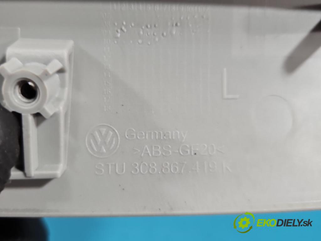 Vw Passat CC 2008-2016 2.0 TSI 200 hp automatic 147 kW 1984 cm3 4- lišta ozdobná interiéry: