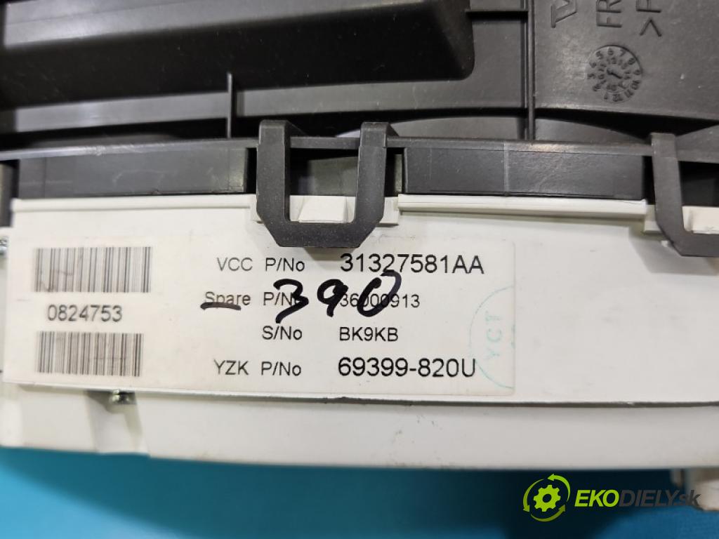 Volvo S60 II 2010-2018 1.6 D2 114 HP manual 84 kW 1560 cm3 4- riadiaca jednotka motora 31336712