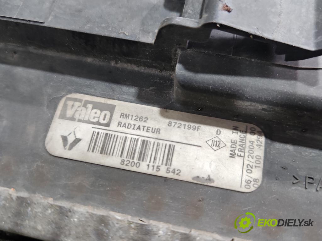 Renault Scenic II 2003-2009 2.0 16V 135 hp manual 99 kW 1998 cm3 5- Chladič vody 8200115542 (Vodní chladič)