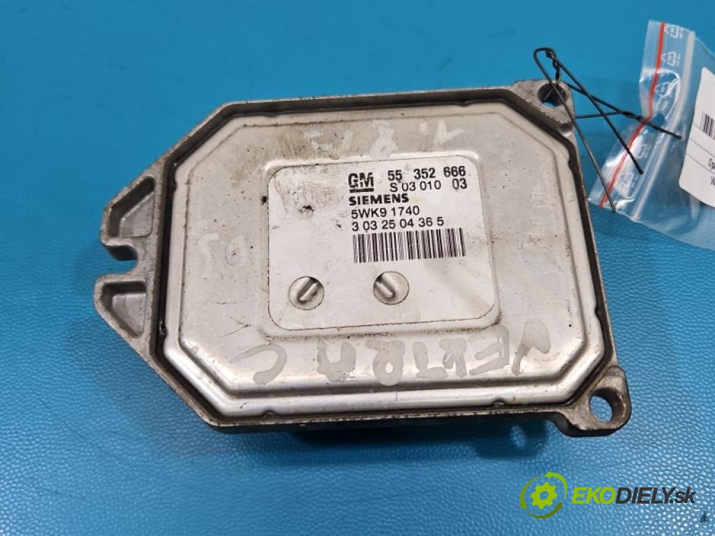 Opel Vectra C 2002-2008 1.8 16V 122 HP manual 90 kW 1799 cm3 5- riadiaca jednotka motora 55352666
