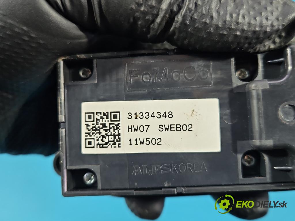 Volvo S60 II 2010-2018 1.6 D2 114 hp manual 84 kW 1560 cm3 4- Přepínač oken zpětných zrcátek 31334348