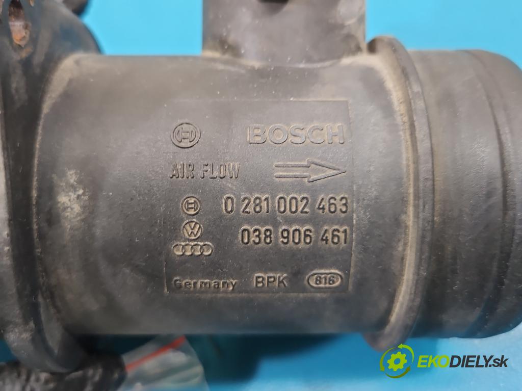 Vw Passat B5 1995-2005 1.9 tdi 101 HP manual 74 kW 1896 cm3 5- průtokoměr: 0281002463 (Váha vzduchu)