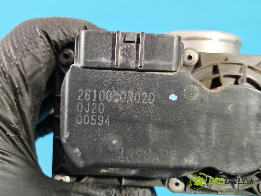 Toyota Avensis III T27 2009-2018 2.0 D4D 126 HP manual 93 kW 1998 cm3 5- klapka 26100-0R020 (Škrtiaca klapka)