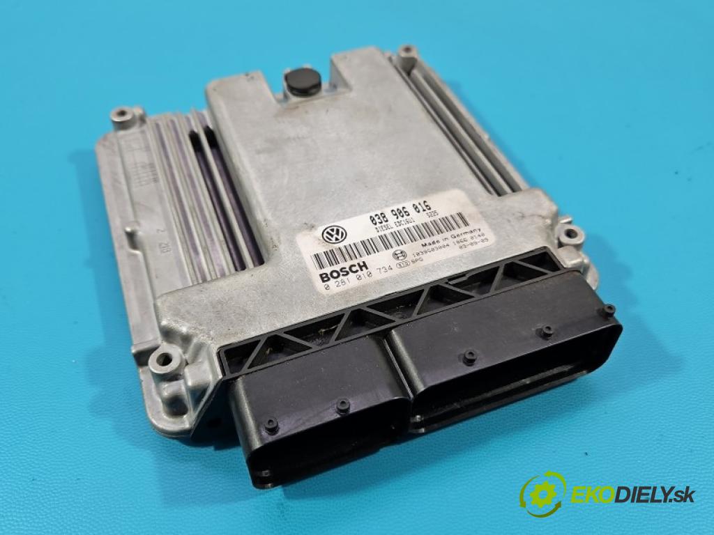 Vw Transporter T5 2003-2015 1.9 tdi 86 HP manual 63 kW 1896 cm3 5- riadiaca jednotka motora 038906016