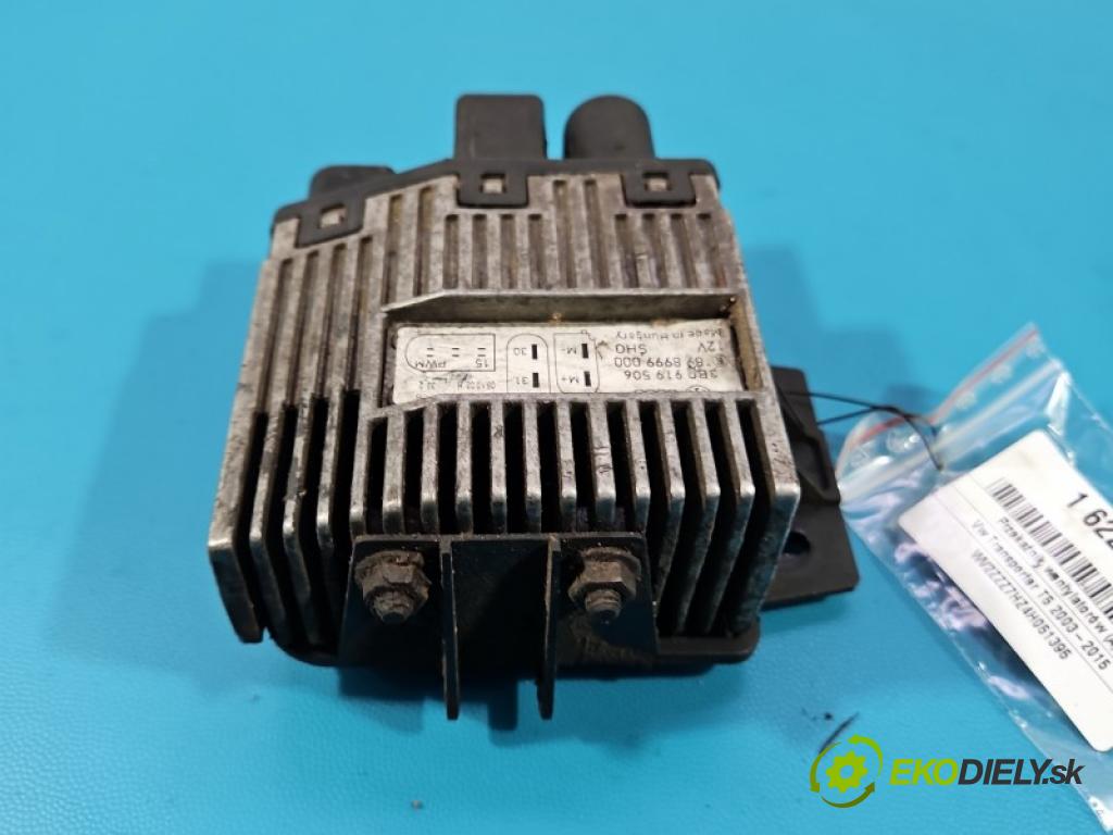 Vw Transporter T5 2003-2015 1.9 tdi 86 hp manual 63 kW 1896 cm3 5- relé ventilátoru: 3B0919506