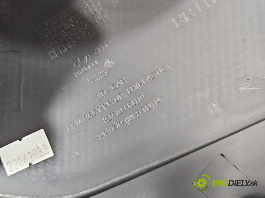 Kia Stonic 2017- 1.2 16V 84KM manual 61.8 kW 1197 cm3 5- Tapacír: dveře zadní levé 83301-H8510
