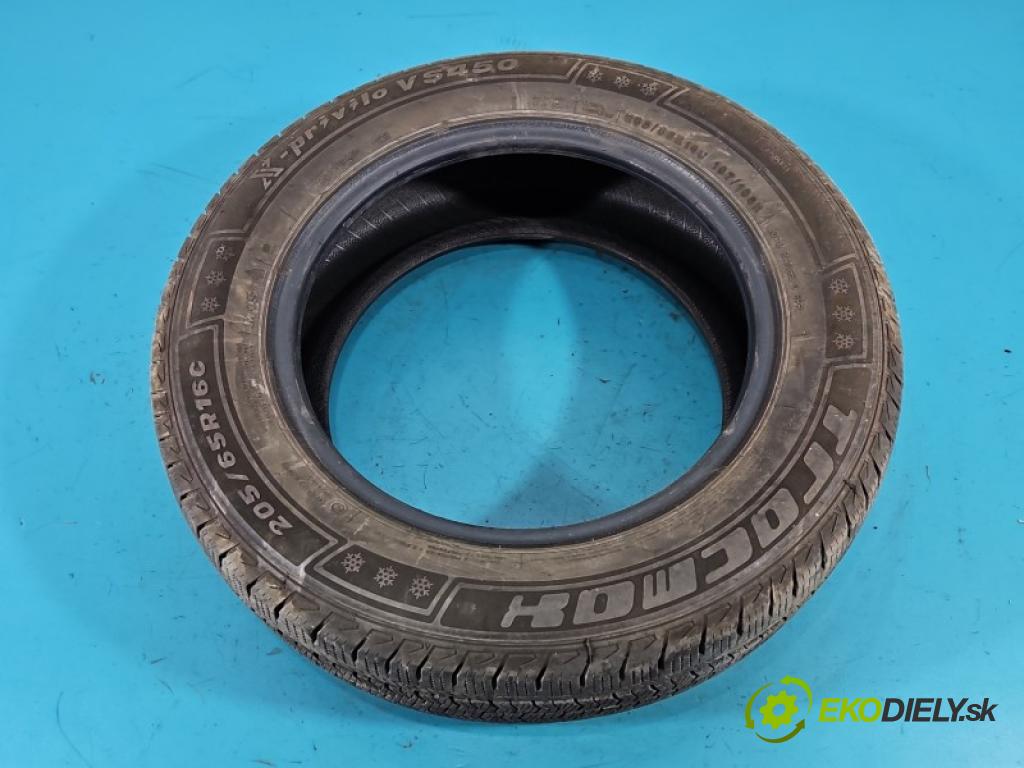 Vw Transporter T5 2003-2015 1.9 tdi 86 hp manual 63 kW 1896 cm3 5- pneumatiky: zimní para
