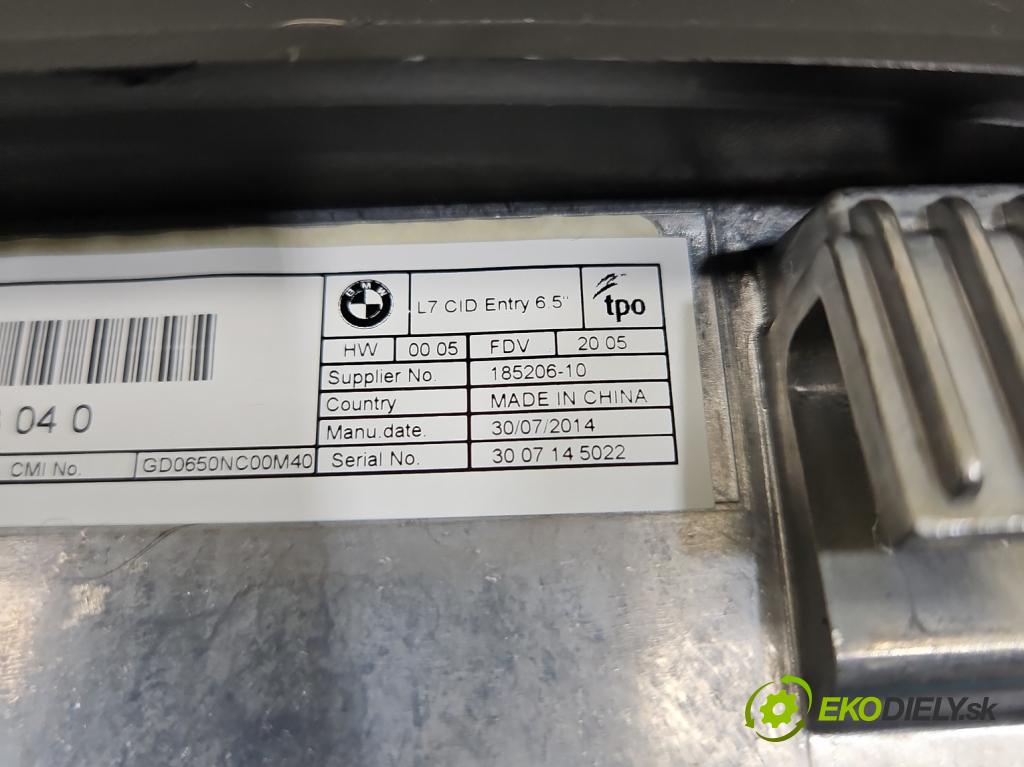 Bmw 4 F32/F33/F36 2013-2020 2.0 T 245KM automatic 180 kW 1997 cm3 4- displej 185206-10 (Přístrojová deska)