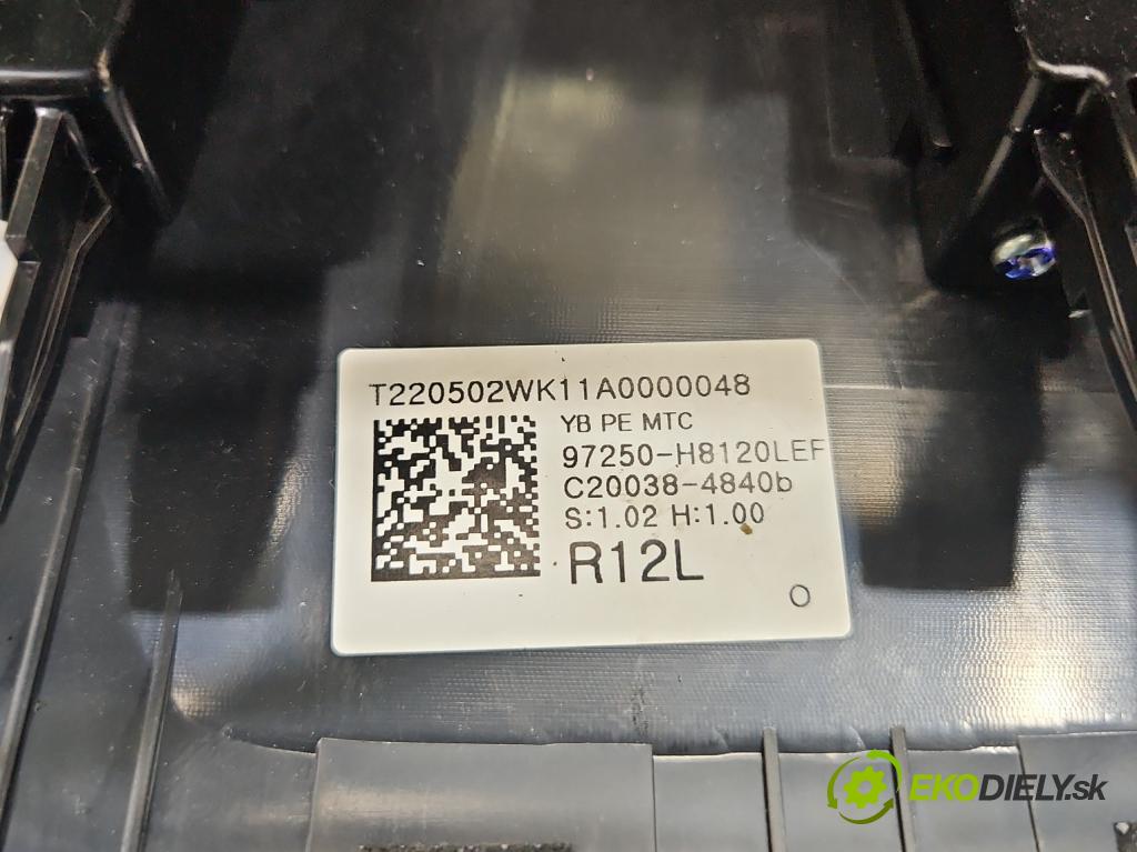 Kia Stonic 2017- 1.2 16V CVVT 84KM manual 61.8 kW 1197 cm3 5- palubní deska panel topení 97250-H8120