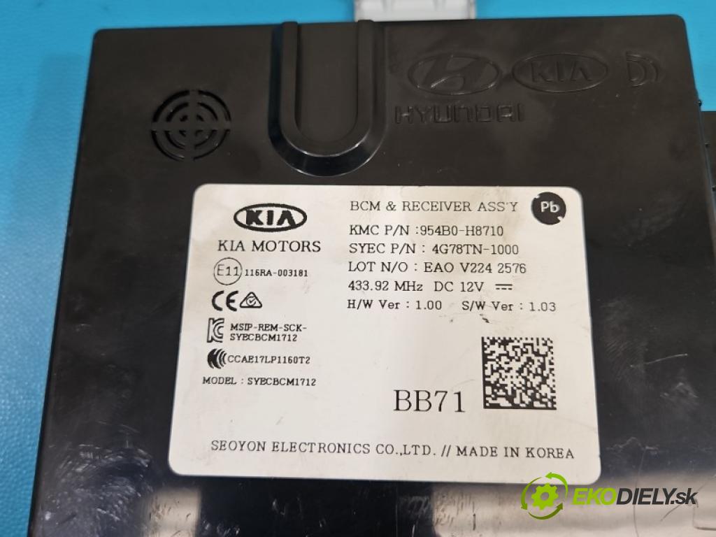 Kia Stonic 2017- 1.2 16V 84KM manual 61.8 kW 1197 cm3 5- riadiaca jednotka motora 39106-08244