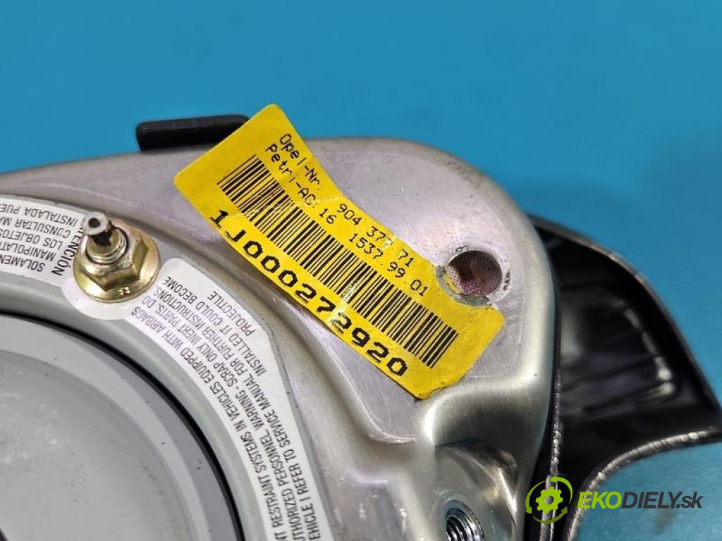Opel Astra II 1998-2009 1.6 8V 75 hp manual 55 kW 1598 cm3 5- Polštář: vzduch: Řidič: (Airbag)