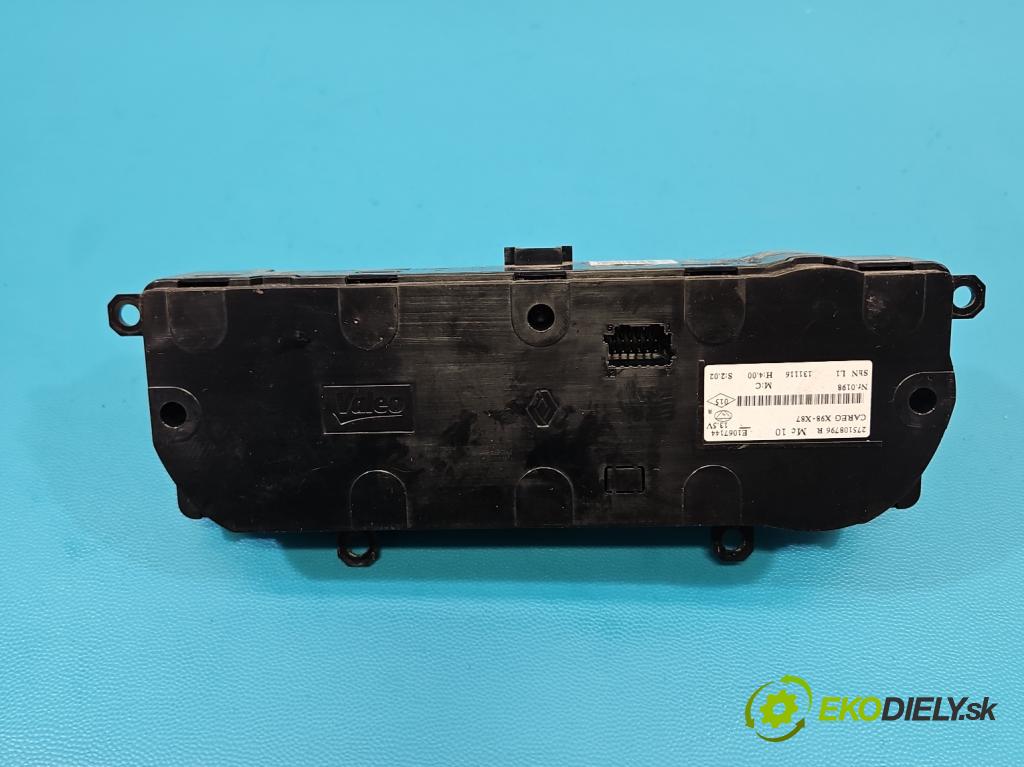 Renault Captur I 2013-2019 1.5 dci 90 hp manual 66 kW 1461 cm3 5- palubní deska panel topení 275108796R