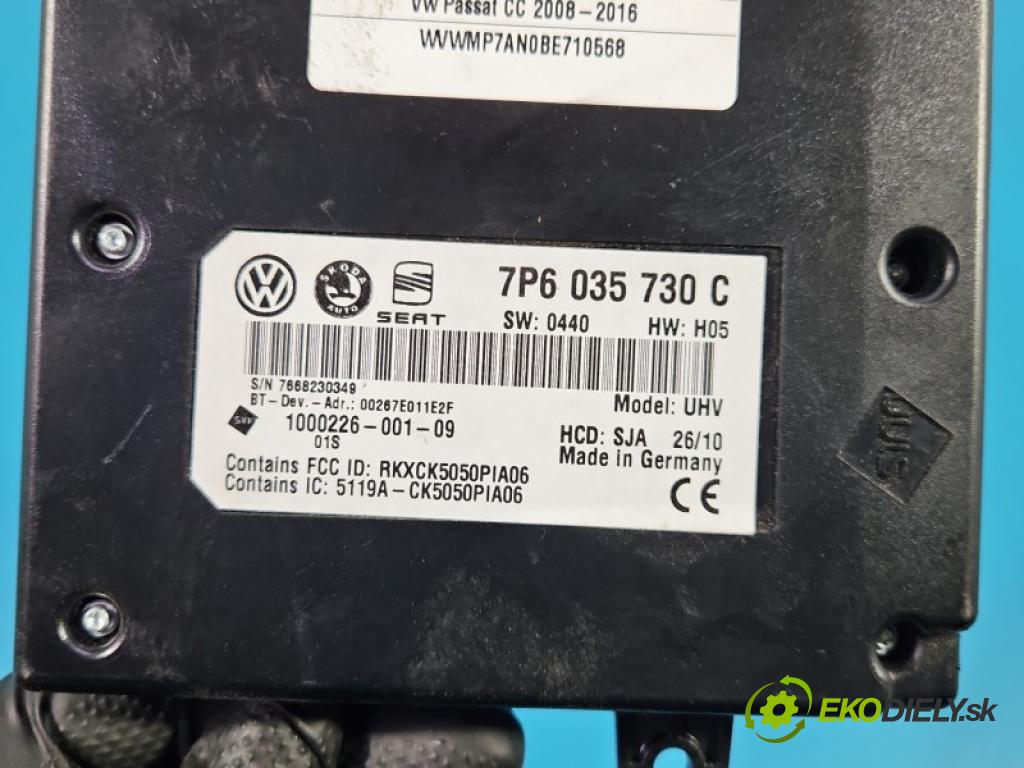 Vw Passat CC 2008-2016 2.0 TSI 200 hp automatic 147 kW 1984 cm3 4- řídící jednotka 7P6035730C