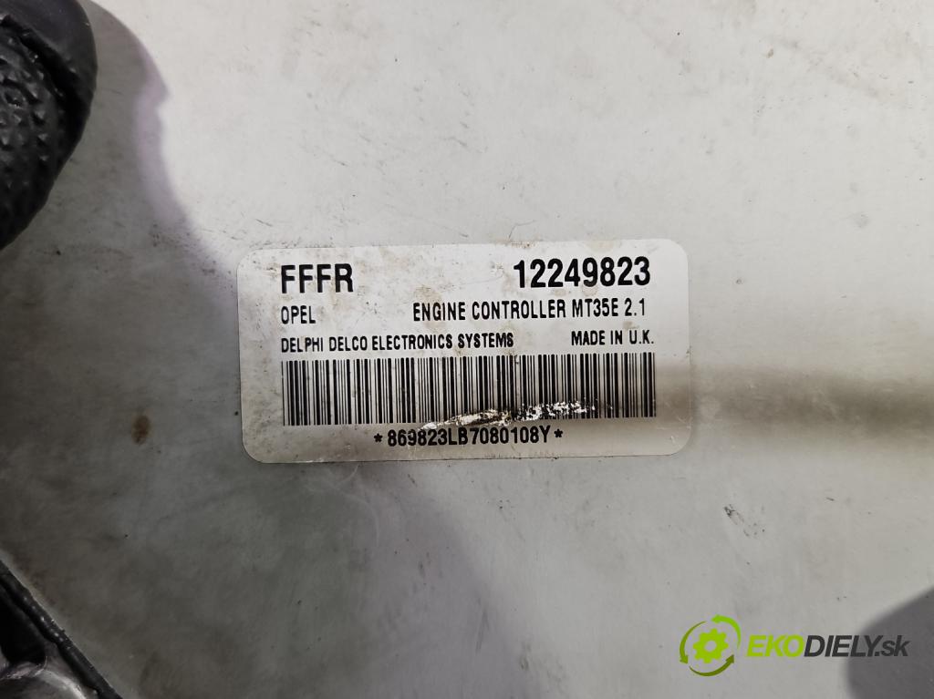 Opel Meriva A 2002-2010 1.6 16V 105 HP manual 77 kW 1598 cm3 5- riadiaca jednotka motora 12249823
