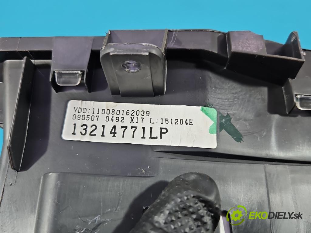 Opel Meriva A 2002-2010 1.6 16V 105 HP manual 77 kW 1598 cm3 5- riadiaca jednotka motora 12249823