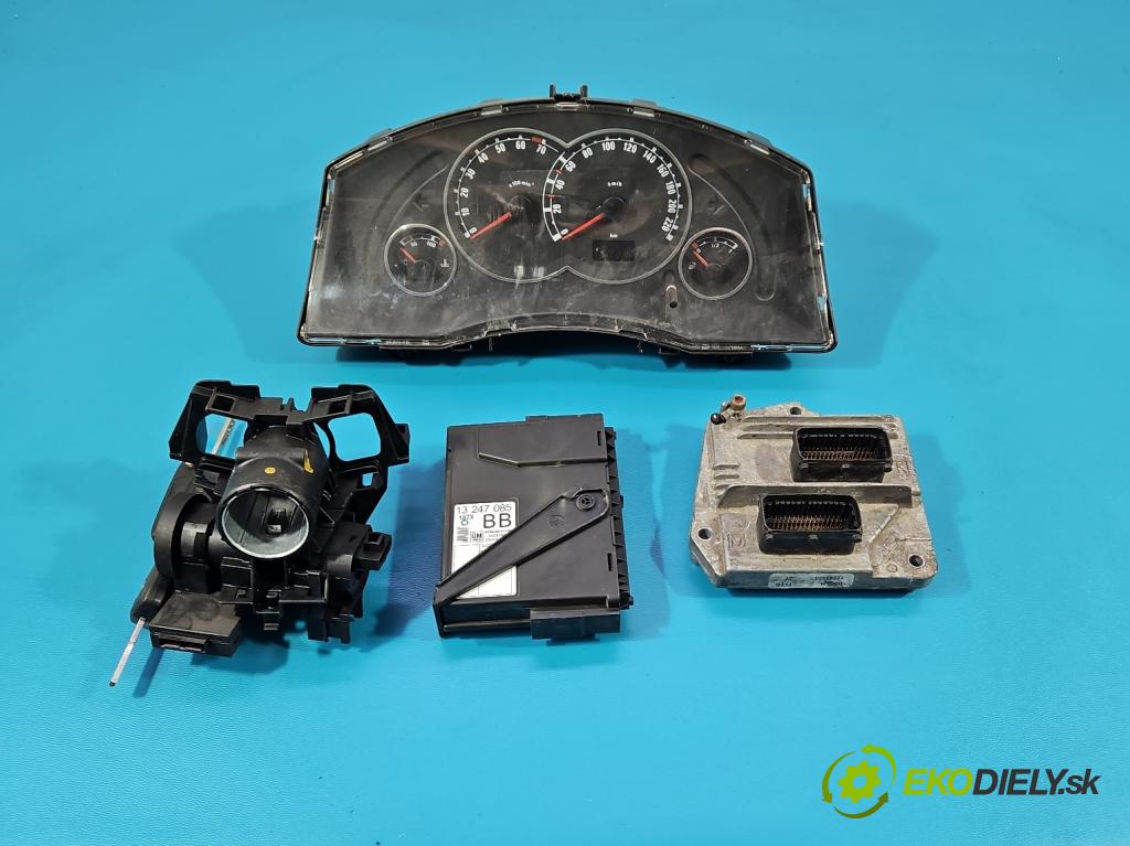 Opel Meriva A 2002-2010 1.6 16V 105 HP manual 77 kW 1598 cm3 5- riadiaca jednotka motora 12249823