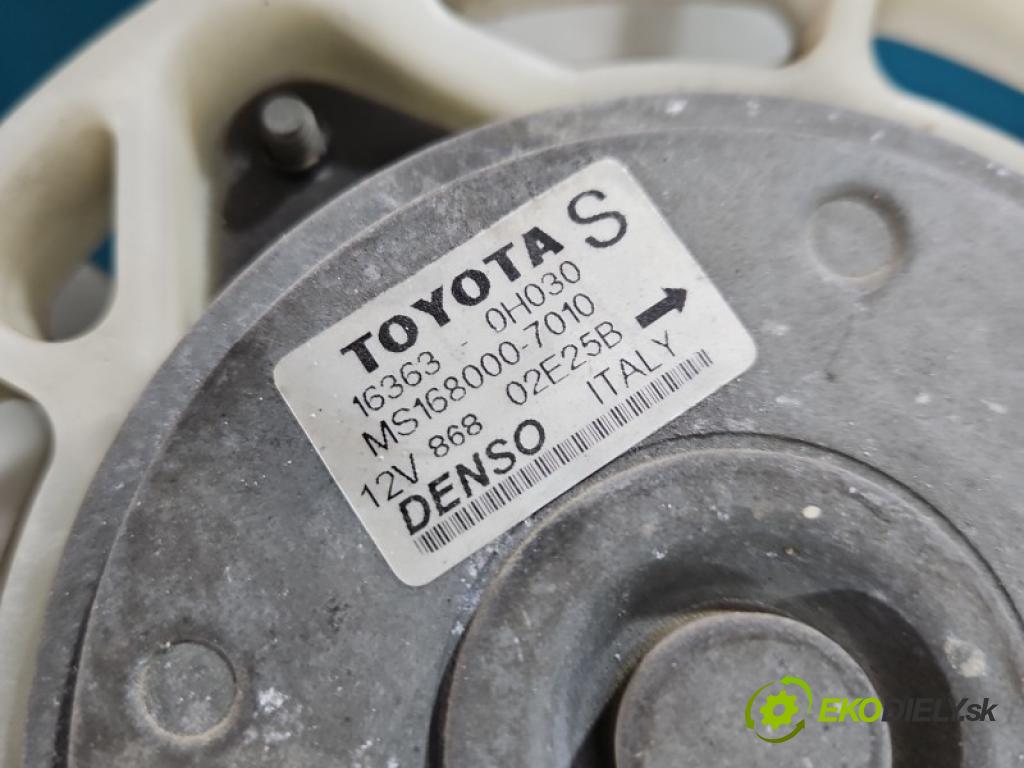 Toyota Avensis II T25 2003-2008 1.8 vvti 129 hp manual 95 kW 1794 cm3 5- ventilátor chladič 16363-0H030