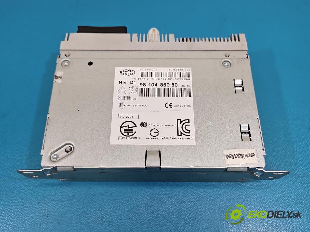 Citroen C4 Picasso II 2013-2019 1.6 hdi 120 hp automatic 88 kW 1560 cm3 5- Radio továrna: 9810486080