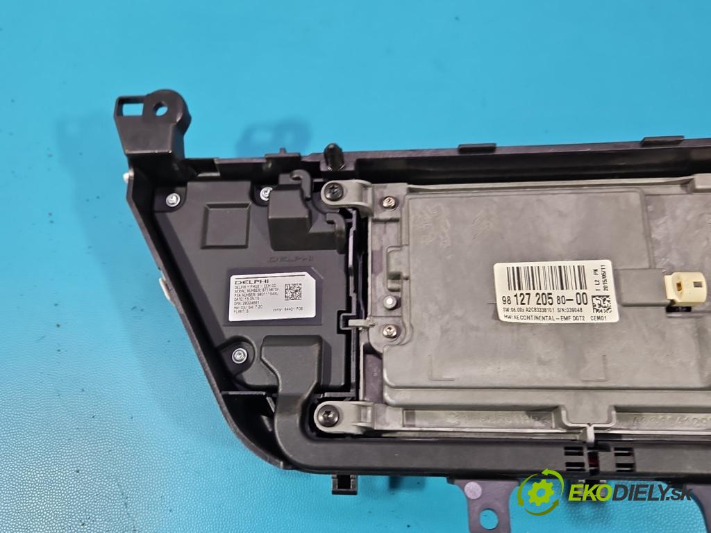 Citroen C4 Picasso II 2013-2019 1.6 hdi 120 hp automatic 88 kW 1560 cm3 5- displej 9812720580 (Přístrojová deska)