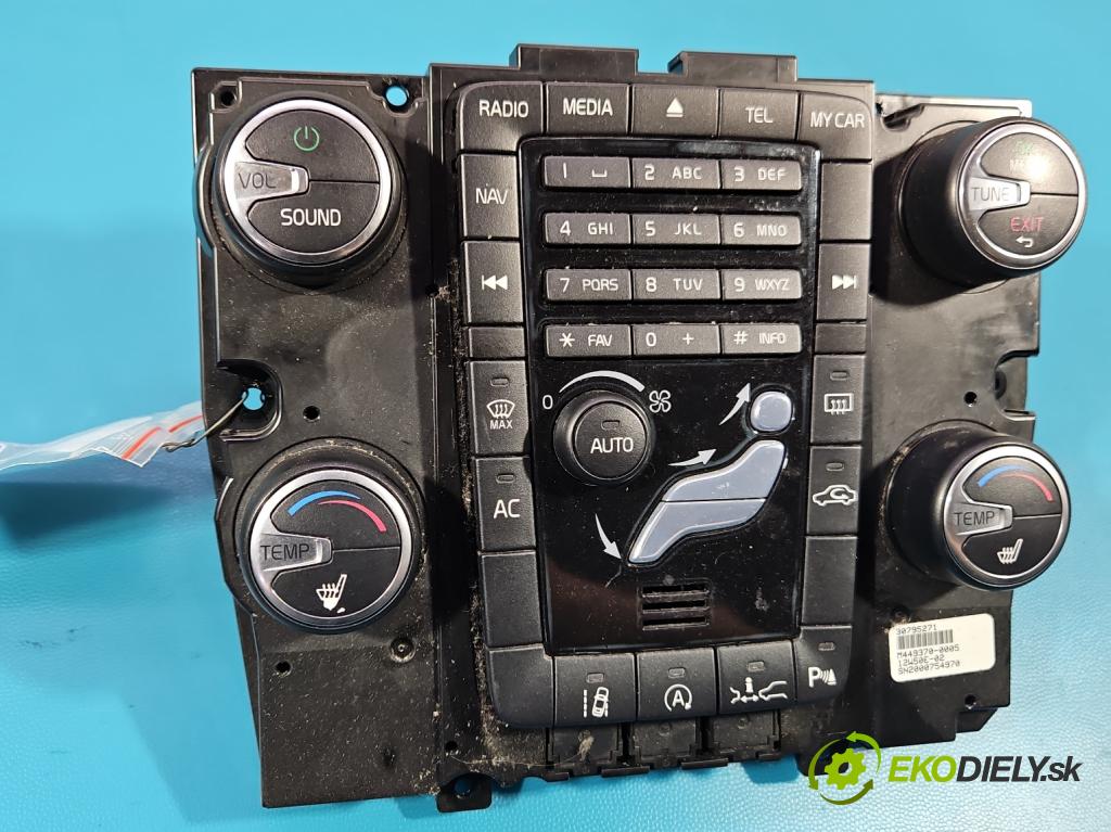 Volvo XC60 I 2008-2017 2.0d 163 hp manual 120 kW 1984 cm3 5- palubní deska panel topení 30795271