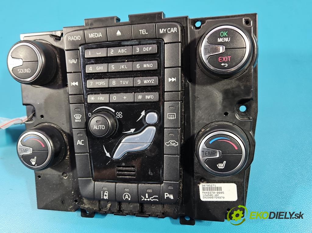 Volvo XC60 I 2008-2017 2.0d 163 hp manual 120 kW 1984 cm3 5- palubní deska panel topení 30795271