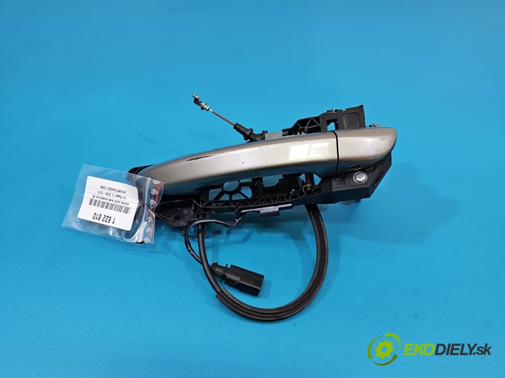 Vw Passat CC 2008-2016 2.0 TSI 200 hp automatic 147 kW 1984 cm3 4- klika přední levé 3C8837885 (Vnější přední levá klika dveří)