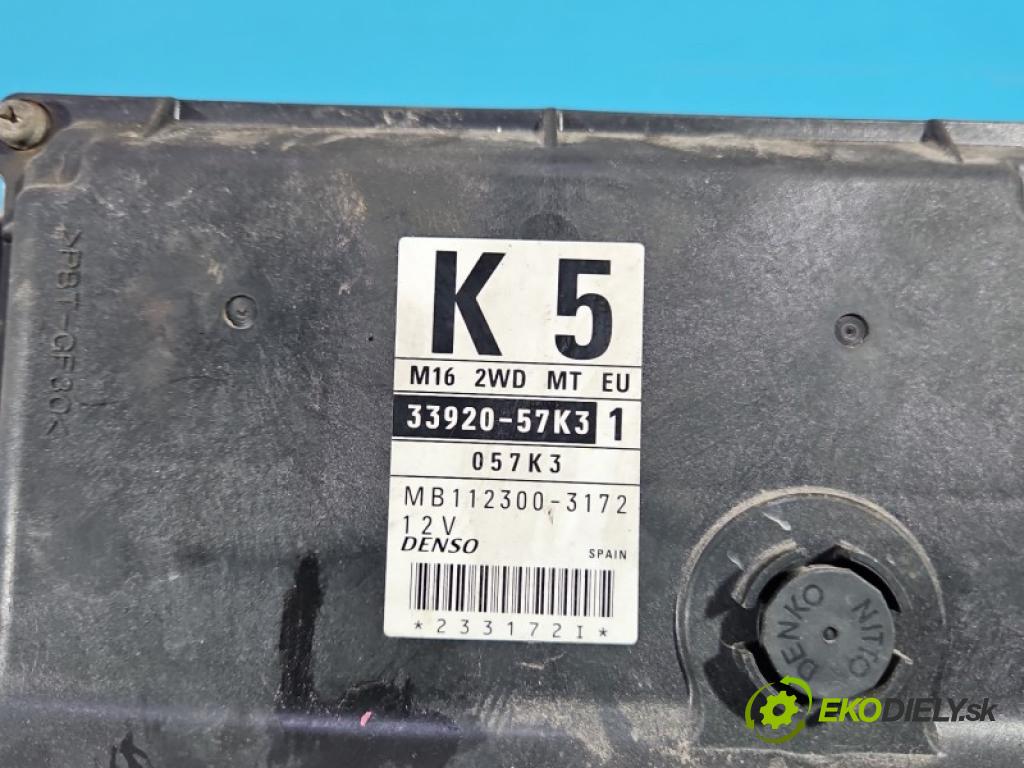 Suzuki Swift Mk6 2005-2010 1.6 16V 125 HP manual 92 kW 1586 cm3 3- riadiaca jednotka motora 33920-57K3