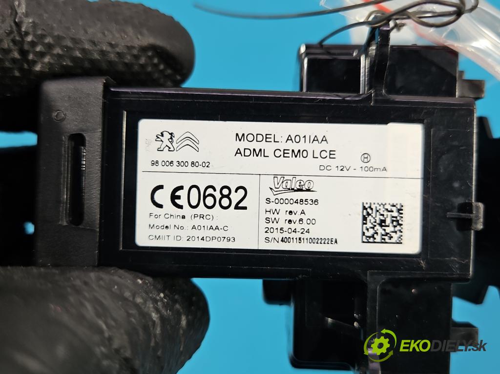 Citroen C4 Picasso II 2013-2019 1.6 hdi 120 HP automatic 88 kW 1560 cm3 5- Spínačka 9800630080 (Spínacia skrinka)