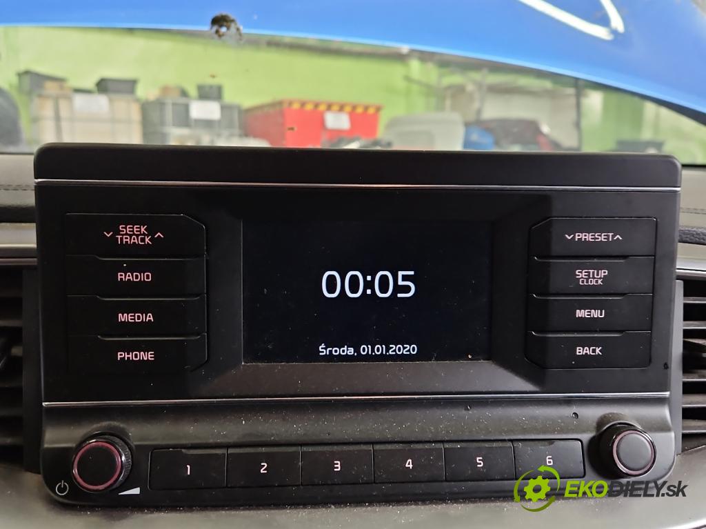 Kia Ceed III 2018- 1.6 CRDI 116 hp manual 85 kW 1598 cm3 5- Radio továrna: 96170J7610WK