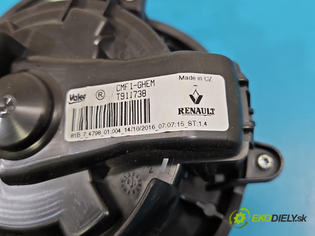 Renault Espace V 2014-2023 1.6 dci 160 HP automatic 118 kW 1598 cm3 5- ventilátor vzduchu T911738