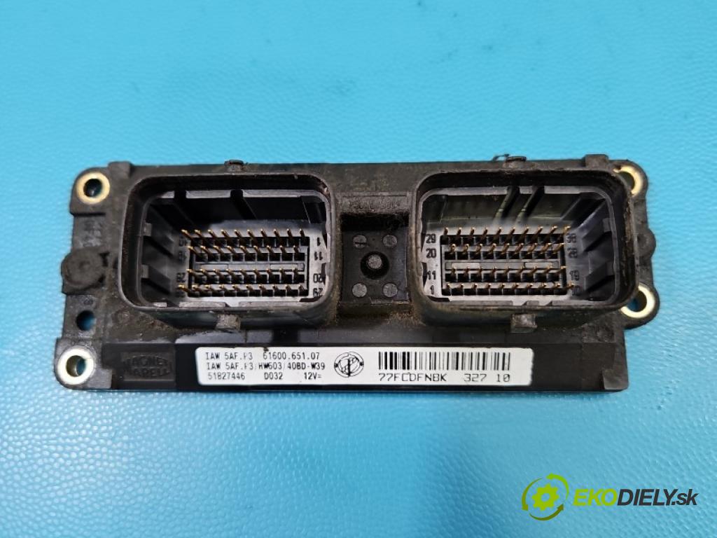 Fiat Punto II 1999-2010 1.2 8V 60 HP manual 44 kW 1242 cm3 5- riadiaca jednotka motora IAW 5AF.P3
