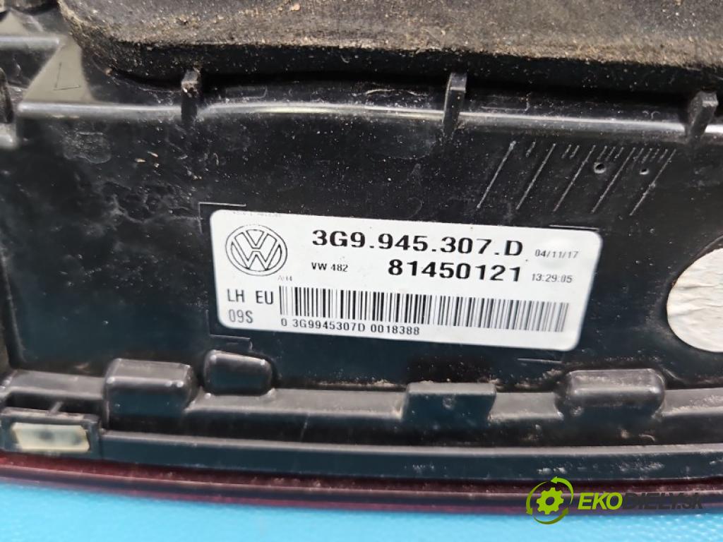 Vw Passat B8 2014- 2.0 tdi 190 HP automatic 140 kW 1968 cm3 5- svetlo / reflektor zadné ľavé kufrové dvere 3G9945307D