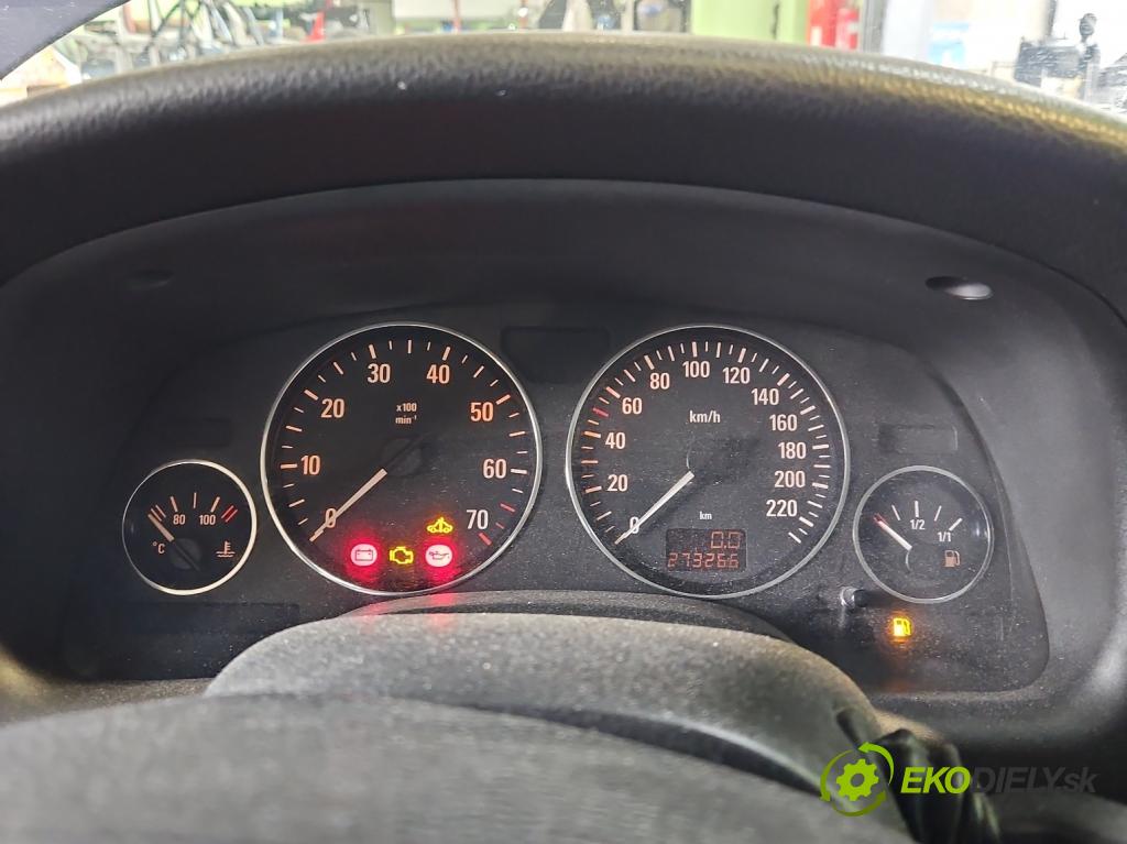 Opel Astra II 1998-2009 1.6 8V 84KM manual 62 kW 1598 cm3 5- prístrojovka/ budíky 24451495TK (Prístrojová doska)