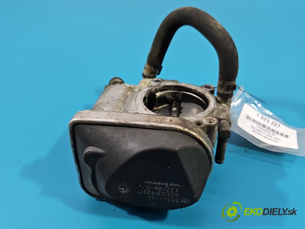 Opel Astra III 2004-2014 1.8 16V 140 HP manual 103 kW 1796 cm3 5- klapka 55562380 (Škrtiaca klapka)