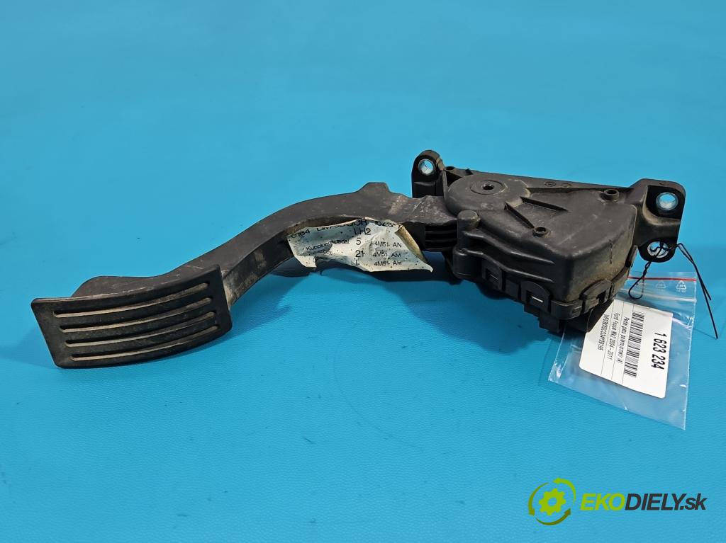 Ford Focus Mk2 2004-2011 1.6 16V 101 HP manual 74 kW 1596 cm3 3- pedal plyn potenciometr: 4M51-9F836-AH