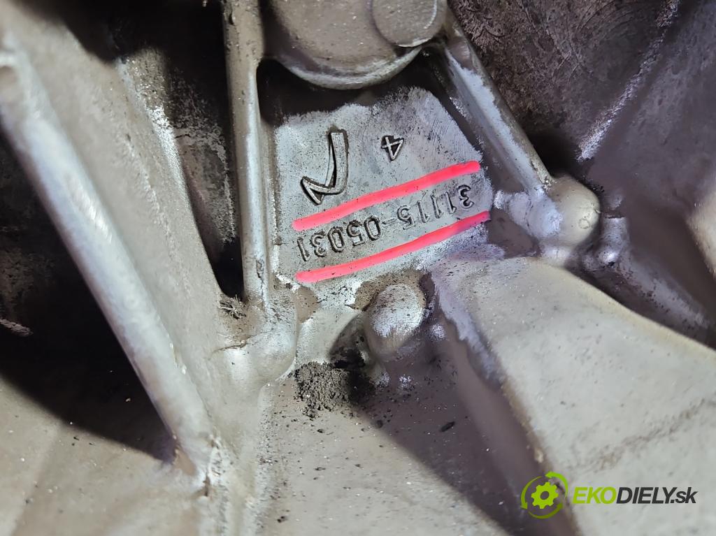 Toyota Auris II 2012-2018 1.6 16V 132  HP manual 97 kW 1598 cm3 5- prevodovka stupeň,rýchlosť manual 31115-05031