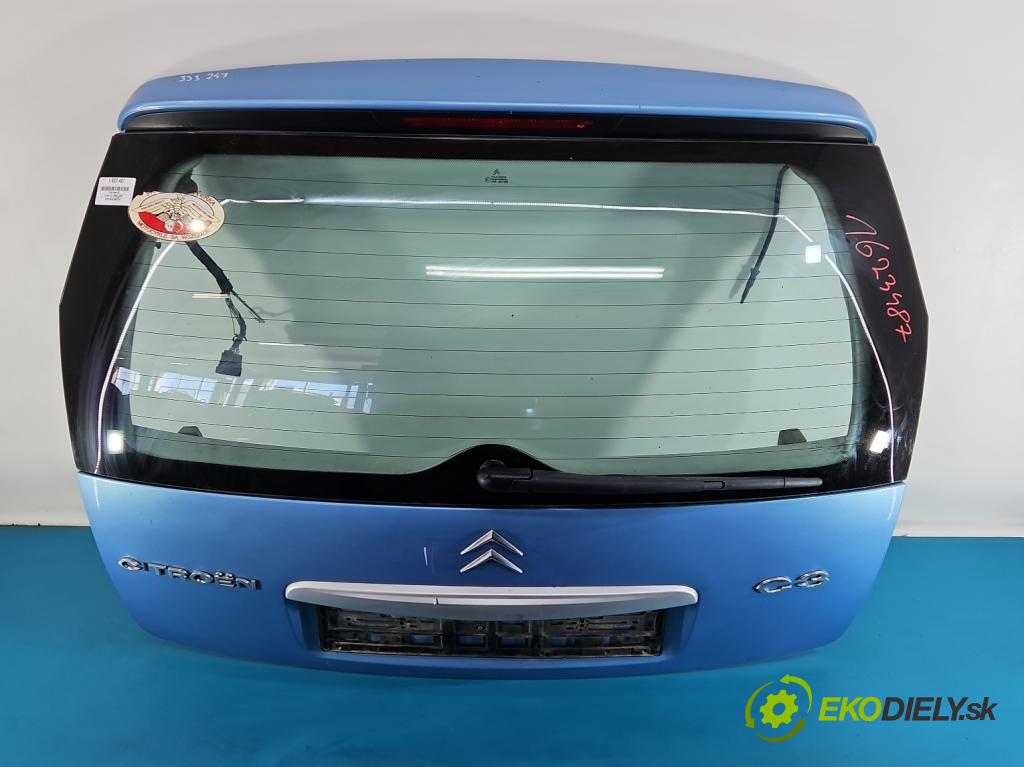 Citroen C3 I 2002-2009 1.6 16V 109 HP manual 80 kW 1587 cm3 5- zadna kufor  (Kapota zadná (kufor))