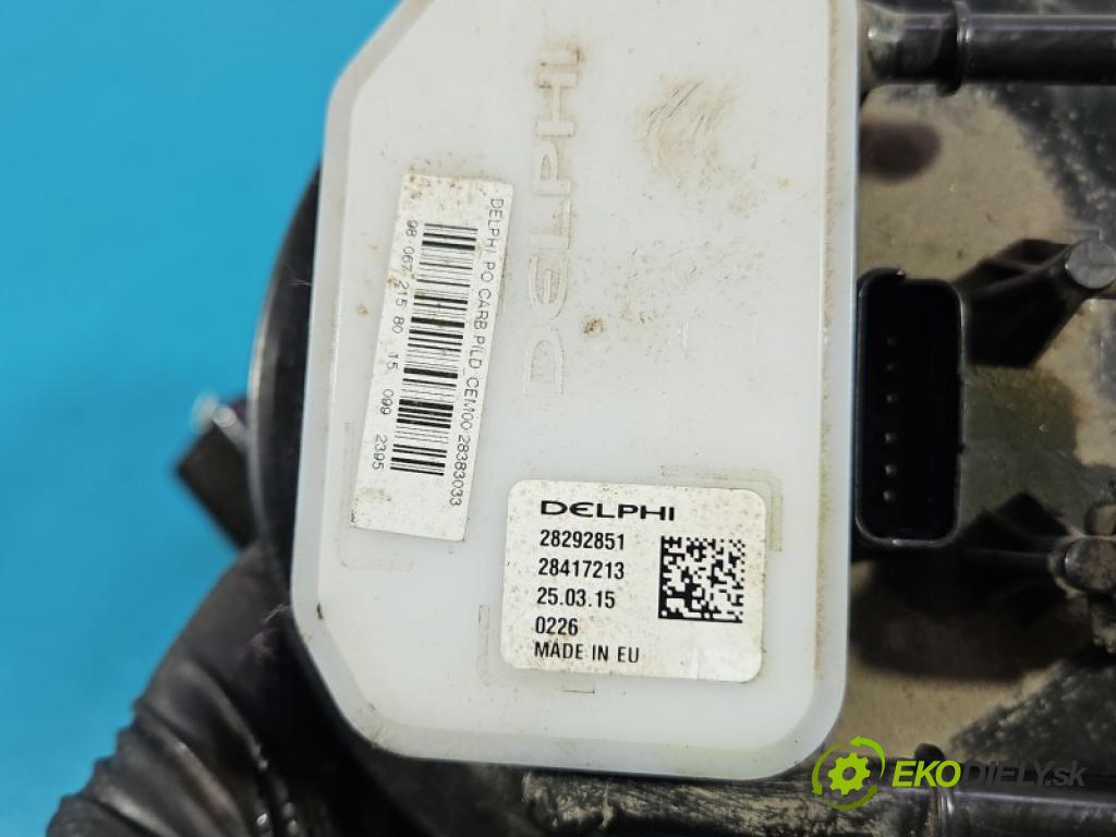 Citroen C4 Picasso II 2013-2019 1.6 hdi 120 HP automatic 88 kW 1560 cm3 5- čerpadlo palivo 9806721580