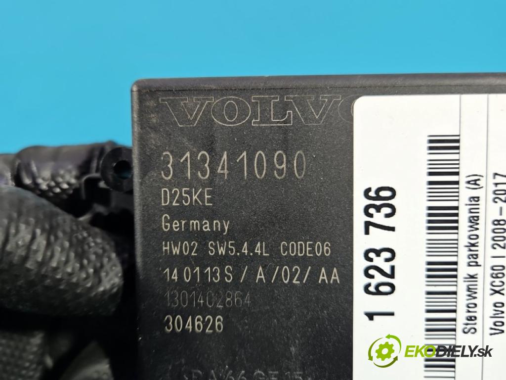 Volvo XC60 I 2008-2017 2.0d 163 hp manual 120 kW 1984 cm3 5- řídící jednotka parkování 31341090