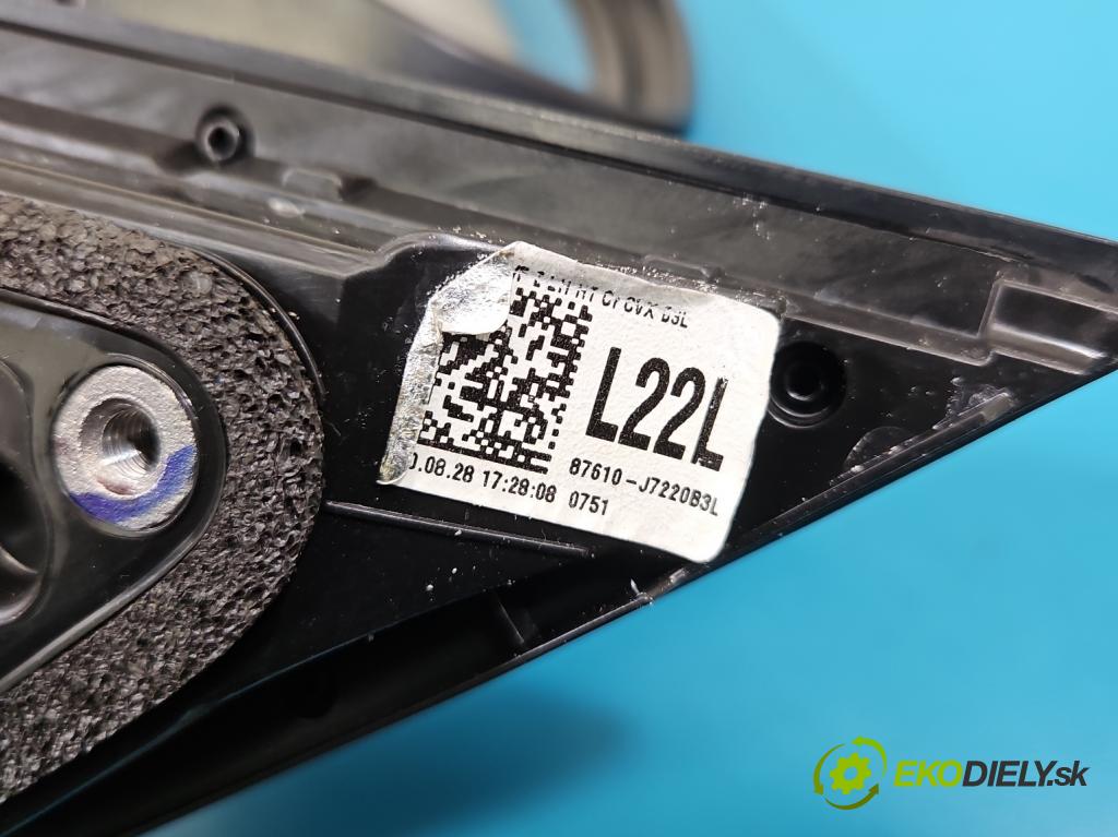 Kia Ceed III 2018- 1.6 CRDI 116 HP manual 85 kW 1598 cm3 5- zrkadlo ľavé 87610-J7220B3L (Kľučka dverí ostatné)